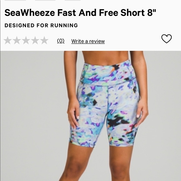 ISO Lululemon Seawheeze Fast and FreeSize 14